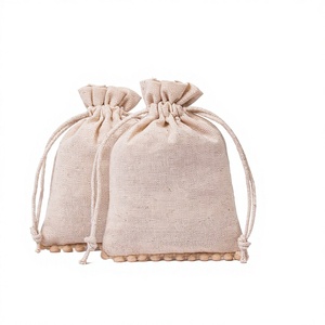 Bolsas de Regalo Personalizadas con Logotipo, Bolsas de Embalaje Promocionales de Algodón Hechas a Mano en India para Pulseras y Collares de Lujo - Product Image 4