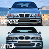 Kit de carrosserie automobile, pare-chocs avant pour BMW E39 1996-2003, mise à niveau vers M5, pare-chocs avant de haute qualité pour BMW E39