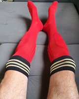 Chaussettes de compression de sport personnalisées Chaussettes de football à long tube