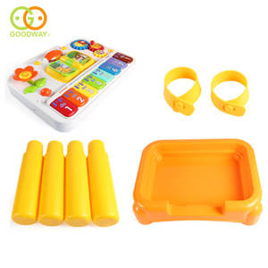 Portátil de doble cara de bebé de aprendizaje Electrónica musical tablero de dibujo de los niños - Product Image 3