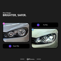 Faros Delanteros LED para Golf MK6, Diseño BBA Car Styling, Lente Proyector, 2009-2012, Luces de Circulación Diurna, Señalización, Luz Baja y Alta, Automáticas