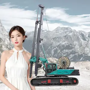 SDLQ 50meters Piling Rotary Drilling Rig Pile Driver Post Machine Heavy Duty Building Foundation Piling Driver