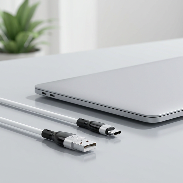 Wholesale New Model 2.4A Soft Silicone USB Fast Charging Data Cable for Mobile Phone