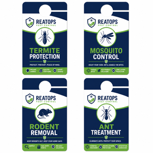 Impresión <span class=keywords><strong>de</strong></span> Colgadores <span class=keywords><strong>de</strong></span> Puerta Personalizados para Materiales <span class=keywords><strong>de</strong></span> Marketing <span class=keywords><strong>de</strong></span> Control <span class=keywords><strong>de</strong></span> Plagas, Volantes Publicitarios para Exterminadores - Product Image 3