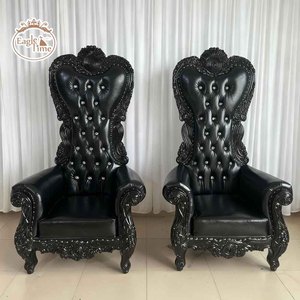 <span class=keywords><strong>เก้าอี้</strong></span>งานเลี้ยงงานแต่งงานแบบมีพนักพิงสูง รุ่น European King's Chair Hotel - Product Image 4