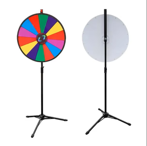 Desain Tripod dudukan roda putar, tugas berat 24 inci portabel untuk penggunaan promosi dan pesta - Product Image 1