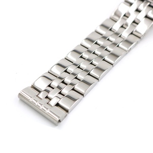 Correa de Reloj de Lujo de Acero Inoxidable Plateado de 22 mm y 24 mm, Correa de Repuesto de Dos Tonos Dorados para Reloj <span class=keywords><strong>Breitling</strong></span> - Product Image 3
