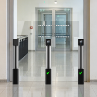 Torniquete de Velocidad con Alarma Antirrobo, Reconocimiento Automático Multimodo, Puerta Giratoria para Pasos Peatonales en Edificios de Oficinas