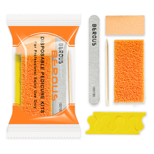 <span class=keywords><strong>Prezzo</strong></span> di fabbrica professionale Pedicure <span class=keywords><strong>kit</strong></span> 5 in 1 lima per unghie <span class=keywords><strong>tampone</strong></span> per unghie Pu pomice 3 dita separatore e bastone di legno - Product Image 6