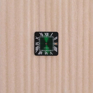 26.9mm <strong>Square</strong> Watch Dial Roman Numerals White Blue Dial for NH35 NH36 Movement Watch Dials Repair Parts - Product Image 1
