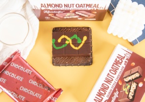 KENLAIFU Halal Dubai Style Kunafa, Barre de <span class=keywords><strong>chocolat</strong></span> <span class=keywords><strong>noir</strong></span> à l'amande et à l'avoine, Vente en gros, Halal, OEM, Logo personnalisé - Product Image 5