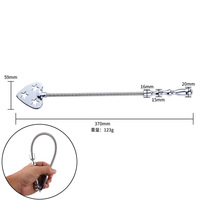 Fouet en acier inoxydable BDSM, outils pour BDSM, palette de fouet, jeu de servitude, jouets pour adultes pour Couples