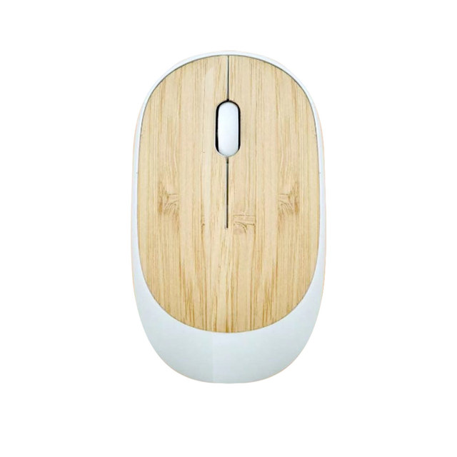 NEW Wooden Computer Optical Laptop Game Ergonomic 2.4G Eco-Friendly Custom Logo 1600Dpi Bamboo Usb Receiver Wireless Mouse