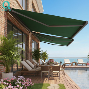 Auvent rétractable motorisé QINGYING à bras articulé pour jardin, garage, terrasse, <span class=keywords><strong>toit</strong></span>, porte, fenêtre extérieure, <span class=keywords><strong>protection</strong></span> contre la neige - Product Image 1