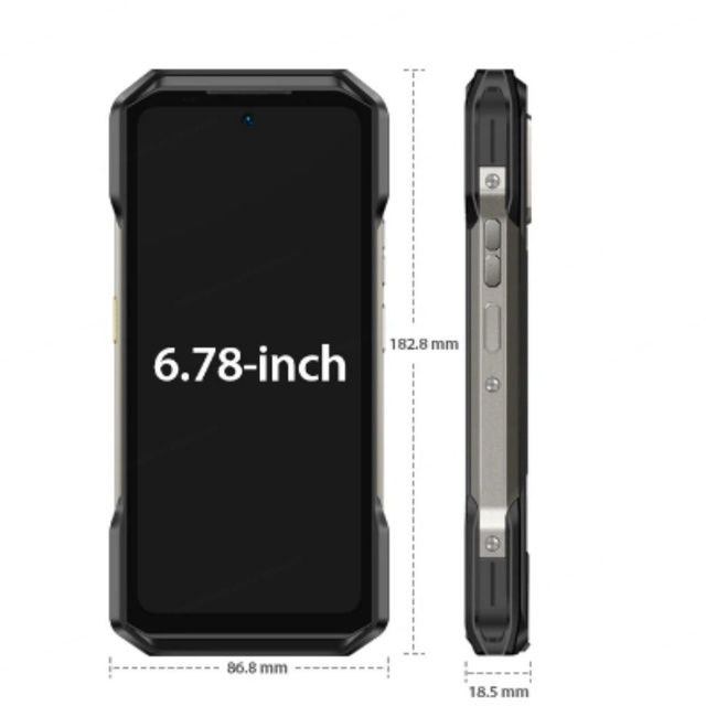 Ulefone Armor 27 Pro 5G Rugged Phone 12GB+256GB 6.8" FHD+ Display Android 14 NFC Fingerprint IP68 Waterproof Shockproof Dual SIM