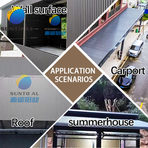 Depo dış duvar çatı atölyesi-yalıtımlı alüminyum kiremit alüminyum Pu sandviç paneller toplu sipariş küresel nakliye - Product Image 2