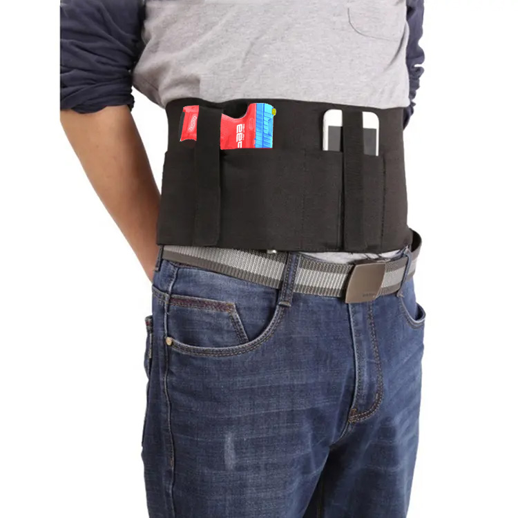 YAKEDA в наличии черный унисекс мягкий чехол для охоты стрельбы нейлоновый Тактический поясной ремень дубинка Камуфляжный Стиль Скрытая кобура