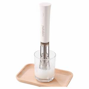 Espumador de café eléctrico, licuadora, Espumador de <span class=keywords><strong>leche</strong></span> con cilindro de arte Latte, Espumador de <span class=keywords><strong>leche</strong></span> automático, máquina agitadora doméstica - Product Image 6