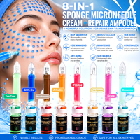 Crème Peeling Microcristalline Spongilla PDRN GHK-Cu EXO aux Spicules d'Éponge d'Algues Hydrolysées pour le Vieillissement Cutané, les Rides, l'Acné et la Pigmentation