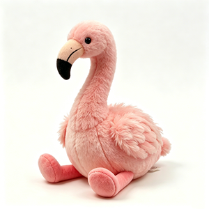 Flamingo Plush Gift for Girls, Baby Flamingo Stuffed Animal, Toddler Bird Plush Toy Home decor: <b>Pink</b> Flamingo Decor Plush, Aesth - Product Image 1