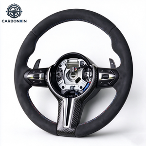 Volant sport en cuir et daim M Performance pour F30/F10/F32/F20/F07/F01/E46/E60/E90/M3/M4/M5 - Product Image 3