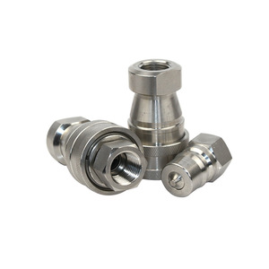 Feman Stainless Steel <b>Quick</b> Connect Couplings 18143812341 Inches Threaded Hydraulic Pneumatic High Pressure Pipe Fittings - Product Image 2