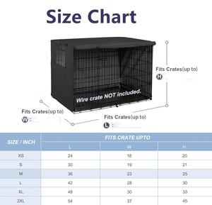 Indoor/Outdoor Oxford Duurzaam Waterdicht Huisdier Kennel Kooien Dragers Hond Krat Cover - Product Image 3