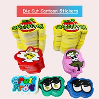Stiker Label Logo UV Spot Timbul Perekat Cetak Kustom Personal, Tahan Air, Vinyl PVC, Huruf Kustom, Stiker Potong Presisi