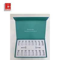 Boîte cadeau magnétique en papier pour emballage de cosmétiques et d'ampoules, avec impression personnalisée du logo
