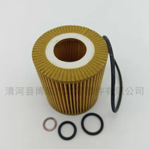 ไส้กรองน้ำมันเครื่อง OX387D1 สำหรับ BMW ซีรีส์ 3 ซีรีส์ 5 320Li 328Li 520Li พร้อมโอริง วัสดุทำจากกระดาษ - Product Image 1