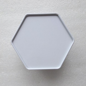 Boîte de rangement pour montres, Logo personnalisé, affichage cadeau, emballage OEM, boîte de rangement de luxe fossile, hexagone noir, boîte en métal noir, 2023 - Product Image 5