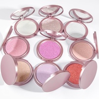 Poudre-gel pressée illuminatrice effet diamant, texture purée de pommes de terre, végane, haute pigmentation, pour visage et corps, ODM