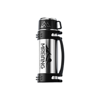 Termo de Acero Inoxidable de 1200 ml, Doble Pared, Aislamiento al Vacío, para Viajes, Deportes y Actividades al Aire Libre