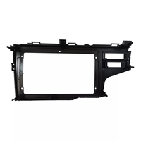 Marco de fascia para coche de 9 pulgadas para Honda Jazz Fit 2014-2017, panel de radio Levopeptide, instalación de doble DIN, reproductor de DVD para coche