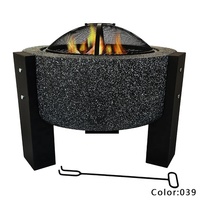 Cheminée de bois à charbon de bois résistant à la chaleur, foyer d'extérieur pour BBQ