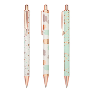 Pretty Cute Girl Metal Retráctil Juego de bolígrafos de escritura de lujo - Product Image 3