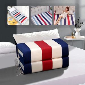 Couverture chauffante électrique chauffante 220/110V, couverture chauffante plus épaisse, thermostat <span class=keywords><strong>de</strong></span> matelas, couverture chauffante pour l'hiver - Product Image 1