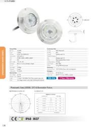Hot bán không thấm nước IP68 thép không gỉ dưới nước đèn 6 Wát đài phun nước <span class=keywords><strong>LED</strong></span> hồ bơi ánh sáng chất lượng tốt bơi boong chiếu sáng - Product Image 5