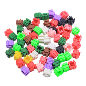 Blocs de construction en plastique colorés, perles, miniatures, jouets pour maison de poupée, garnitures pour slime, accessoires de bijouterie, ornements DIY - Product Image 1