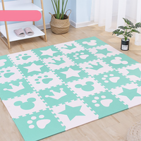 Tapis de puzzle pour enfants économique, motif de boîte, puzzle pratique, tapis de sol antidérapant, cadeau idéal, tapis de jeu pour bébé avec jouets suspendus