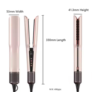 Secador y Plancha de Pelo 2 en 1 Súper Fácil de Usar, 1600W, con 5 Temperaturas Ajustables para Cabello Ondulado y Teñido - Product Image 4