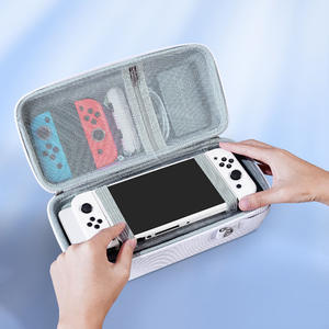 กระเป๋าใส่ของขนาดใหญ่สำหรับนินเทนโดสวิตช์และ OLED - กล่องเก็บของสำหรับเดินทางแบบแข็งกันกระแทกพร้อมช่องใส่จอยคอน - Product Image 5
