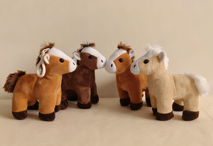 Portachiavi Peluche a Forma di Animale, Giocattoli Kawaii all'Ingrosso, Mini Asino e Cavallo Imbottiti - Product Image 4