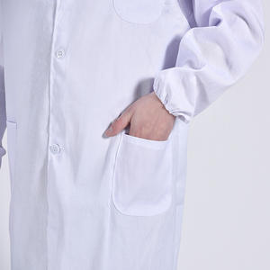 Blouse blanche laboratoire médecin uniforme médical <span class=keywords><strong>homme</strong></span> et femme médecin <span class=keywords><strong>esthéticienne</strong></span> été pharmacie infirmière uniforme - Product Image 6