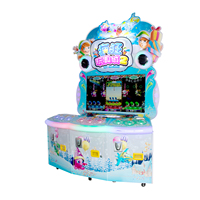 Machine de jeu de course à pièces pour enfants avec prix de loterie fou, construction en métal et plastique, pour les enfants de 6 ans et plus
