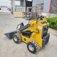 Livraison Gratuite - Chargeuse Compacte Agricole sur Chenilles NSTAR, Tracteur Benne Élévatrice 400kg à Essence Haute Performance