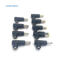 Adaptor Notebook Daya Tinggi 10A 240W Sudut Kanan DC 5.5*2.5 Female ke DC 4.5*3.0 Male untuk HP