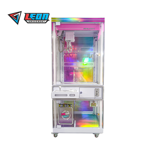 Machine à griffes d'arcade à monnayeur Leon Brand Factory Outlet, personnalisable pour enfants, en plastique, espagnol/anglais, 110/220V, pour poupées - Product Image 6