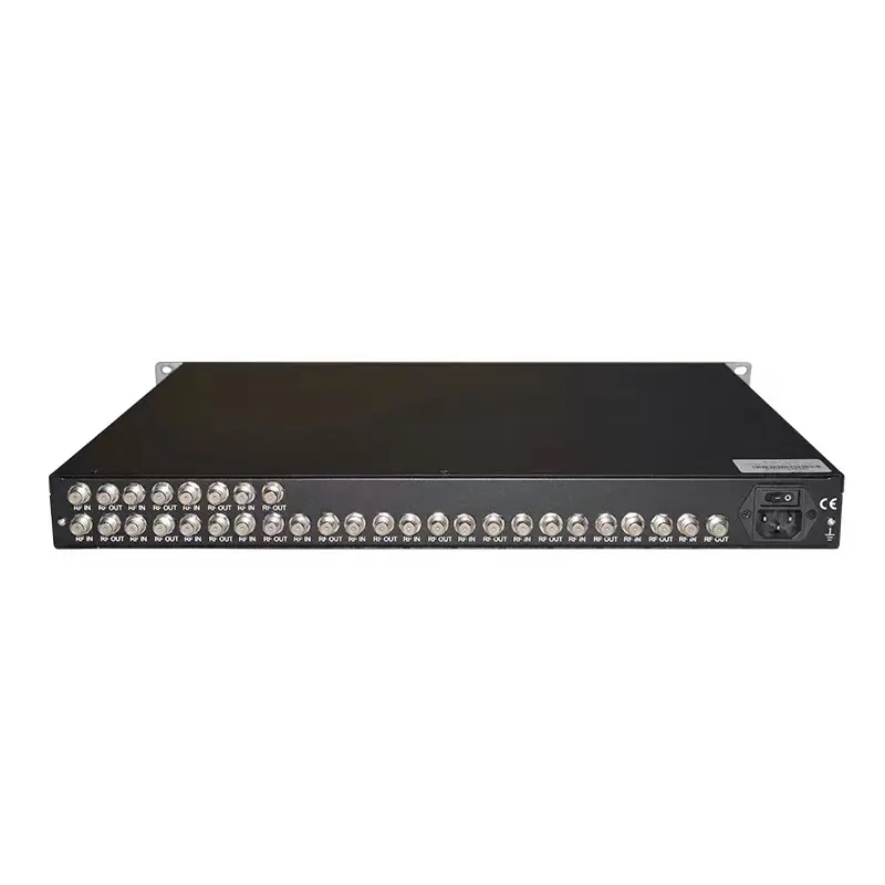 저렴한 비용 16 채널 QAM DVB S S2 에서 IP 변환기 atsc IRD iptv 게이트웨이 iptv 스트리밍 장비
