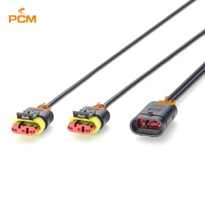 Cabo Distribuidor Y AMP SuperSeal 3 Vias TE 282105-1 para 282087-1 para Carro, Barco, Máquinas Agrícolas, Veículos e Luzes LED - Product Image 2